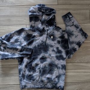 Nike Loose Fit Blue Tie Dye Hoodie